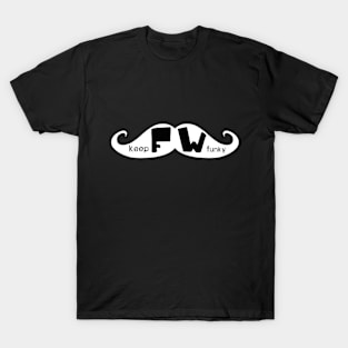 KFWF Stache Black T-Shirt